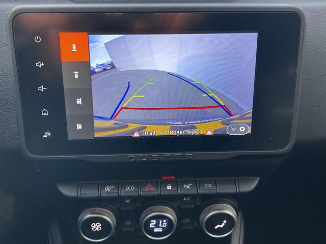 Dacia DUSTER 1.3 TCe 150 Journey Automaat / Fabrieksgarantie tot 04-2027 < 100.000 km / Dealer onderhouden / Navigatie / Camera / Dode hoek detectie / Apple Carplay Android / Stoelverwarming / 17" LM met All Season banden /