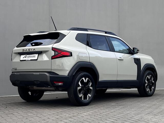 Dacia DUSTER 1.6 Hybrid 140 Extreme Automaat / Fabrieksgarantie tot 05-2028 / Stuur- en stoelverwarming / Voorruitverwarming / Navigatie via Apple Carplay Android / 17" LM wielen /