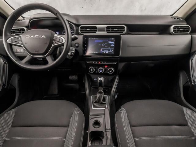 Dacia DUSTER 1.3 TCe 150 Journey 150Pk Automaat (APPLE CARPLAY, GROOT NAVI, CLIMATE, CAMERA, SPORTSTOELEN, TREKHAAK, GETINT GLAS, CRUISE, NIEUWSTAAT)