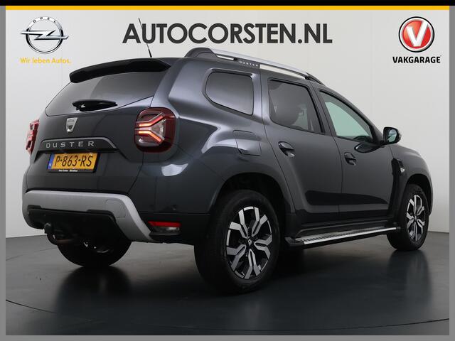 Dacia DUSTER 1.3TCe 131PK Prestige Trekhaak Navi Camera Apple Carplay Android Auto Ecc Bluetooth Cruise Control Pdc Dodehoek Signalering Isofix Privacy Glas Sidesteps Lmv ESP 1.500KG Trekgewicht Origineel Nederlandse Auto
