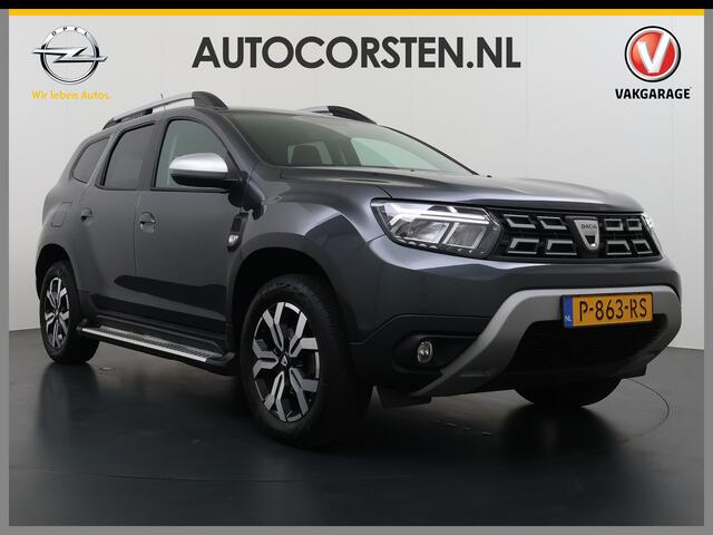 Dacia DUSTER 1.3TCe 131PK Prestige Trekhaak Navi Camera Apple Carplay Android Auto Ecc Bluetooth Cruise Control Pdc Dodehoek Signalering Isofix Privacy Glas Sidesteps Lmv ESP 1.500KG Trekgewicht Origineel Nederlandse Auto