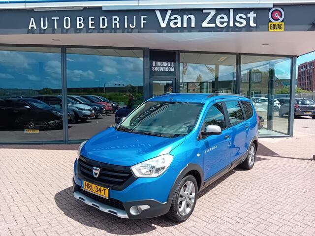 Dacia LODGY 1.2 TCe Stepway 7p., Airco, Multimediasysteem, Cruise control, Navigatie, Parkeersensoren, Elektrische ramen en spiegels, Centrale vergrendeling met afstandsbediening, BOVAG