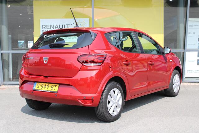 Dacia SANDERO 1.0 TCe 90 Comfort | CAMERA | BLIND SPOT | PARKEERSENSOREN V+A | AIRCO | CRUISE CONTROL | APPLE CARPLAY