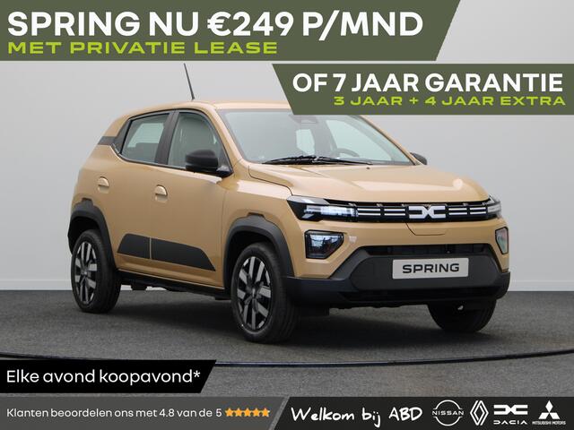 Dacia Spring Expression Electric 65 | Cruise Control met snelheidsbegrenzer | ISOFIX-bevestigingssysteem voor kinderzitjes op de buitenste zitplaatsen achter | Parkeersensoren achter met sonische weergave
