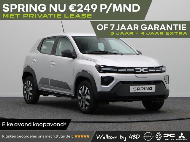 Dacia Spring Expression Electric 65 | Cruise Control met snelheidsbegrenzer | ISOFIX-bevestigingssysteem voor kinderzitjes op de buitenste zitplaatsen achter | Parkeersensoren achter met sonische weergave