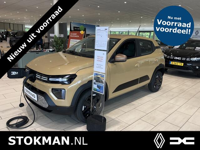 Dacia Spring Extreme 65 26.8 kWh Launch Edition | Navigatie | Airco | Cruise | Camera | 30 kW DC laden | Sensoren v+a | ACTIEPIJS + SNEL RIJDEN ! |