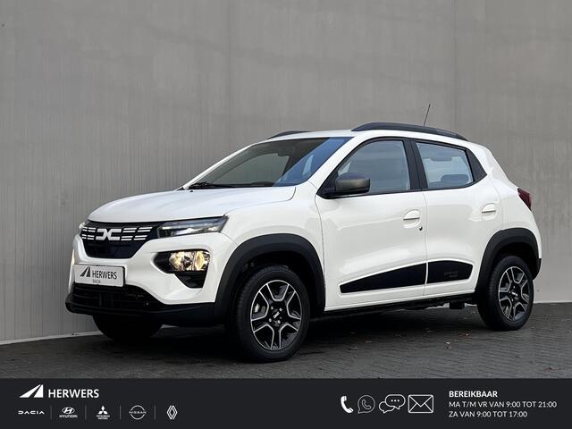 Dacia Spring Expression 27 kWh Automaat / Fabrieksgarantie tot 03-2026 / CCS snelladen / Dealer onderhouden / Navigatie / Leder / Apple Carplay Android /