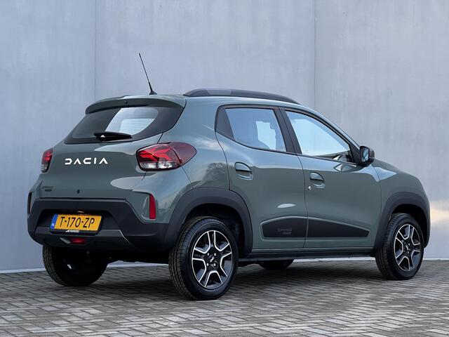Dacia Spring Expression 27 kWh Automaat / Fabrieksgarantie tot 09-2026 < 100.000 km / Accu SoH 94 % / CCS snel laden / WLTP 230 km, stad 314 km / Navigatie / Leder / Camera / Apple Carplay Android /