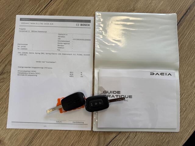 Dacia Spring Essential Gratis Afleverpakket! | SOH 99,5% |