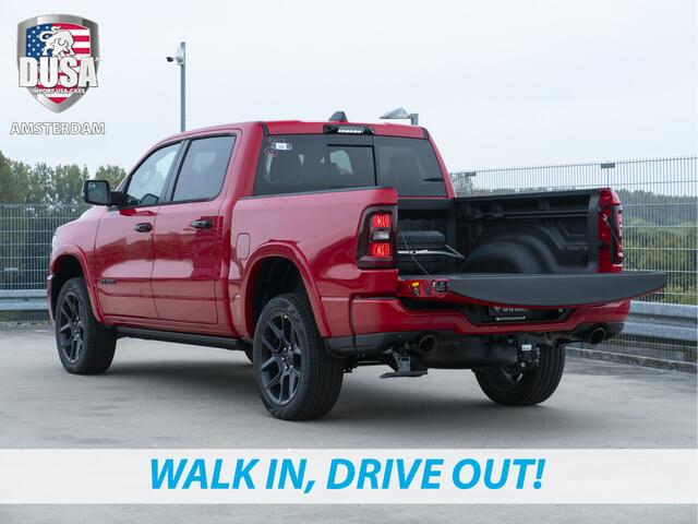 Dodge 1500 RAM Laramie | Night Edition | 2025 Panorama | Niveau regeling | 14,5-inch Touchscreen | Passenger Display Meerprijs extra opties / Accessoires - Deksel, Backflip, Fenders, wraps, Stripings etc