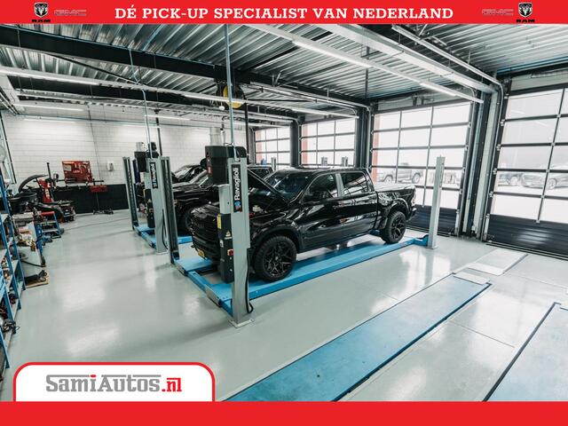 Dodge 1500 RAM Night Premium | Full Option | De Meest Luxe Pick-Up in zijn Klasse | 14.4 Inch Display | Luchtvering | 420PK 636 Nm | Comfortabele Dubbele Cabine met Royale 5 Zitplaatsen | BPM vrij | Nu Leverbaar uit Voorraad | Voorraad Nr 2233 - 7672