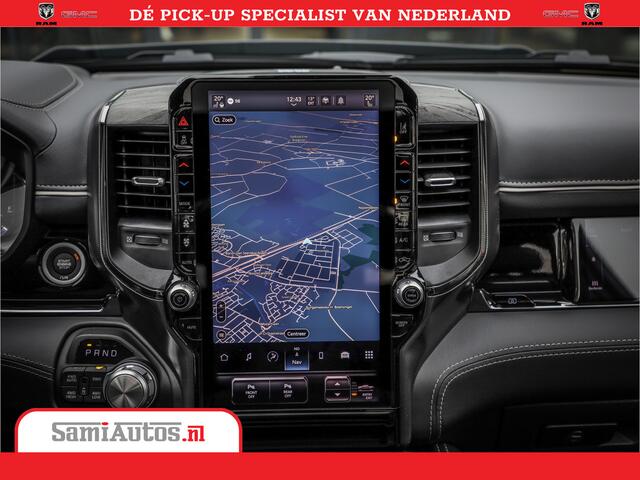Dodge 1500 Ram Limited Demo Night High Output 540HP 706Nm | Massage + Full Option | De Meest Luxe en Volle Pick-Up in zijn Klasse | Comfortabele Dubbele Cabine met Royale 5 Zitplaatsen | BPM vrij | Nu Leverbaar uit Voorraad | Voorraad Nr 2263 - V76JVF