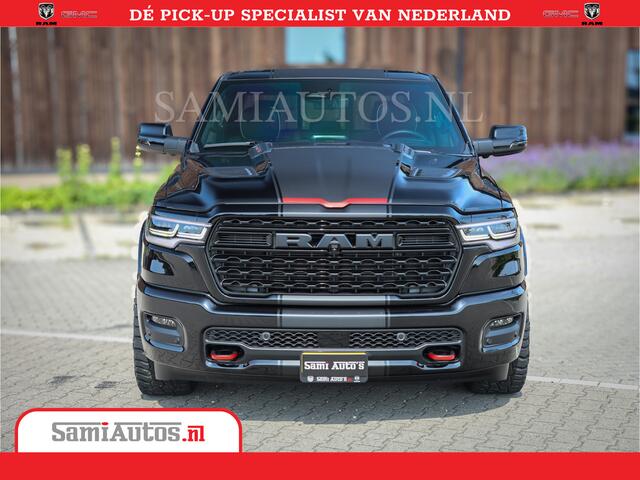 Dodge 1500 Ram Limited Night High Output 540HP 706Nm | Massage + Full Option | De Meest Luxe en Volle Pick-Up in zijn Klasse | Comfortabele Dubbele Cabine met Royale 5 Zitplaatsen | BPM vrij | Nu Leverbaar uit Voorraad | Voorraad Nr 2354 - 3380