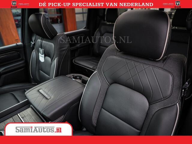 Dodge 1500 Ram Limited Night High Output 540HP 706Nm | Massage + Full Option | De Meest Luxe en Volle Pick-Up in zijn Klasse | Comfortabele Dubbele Cabine met Royale 5 Zitplaatsen | BPM vrij | Nu Leverbaar uit Voorraad | Voorraad Nr 2354 - 3380
