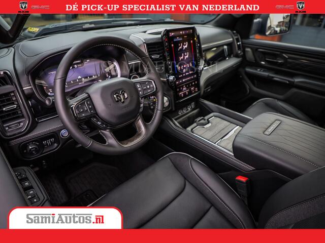 Dodge 1500 Ram Limited Night High Output 540HP 706Nm | Massage + Full Option | De Meest Luxe en Volle Pick-Up in zijn Klasse | Comfortabele Dubbele Cabine met Royale 5 Zitplaatsen | BPM vrij | Nu Leverbaar uit Voorraad | Voorraad Nr 2331 - 5133