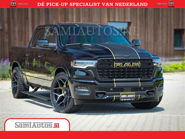 Dodge 1500 Ram Limited Night High Output 540HP 706Nm | Massage + Full Option | De Meest Luxe en Volle Pick-Up in zijn Klasse | Comfortabele Dubbele Cabine met Royale 5 Zitplaatsen | BPM vrij | Nu Leverbaar uit Voorraad | Voorraad Nr 2356 - 0990