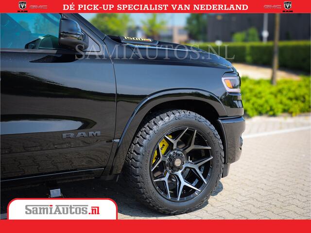 Dodge 1500 Ram Limited Night High Output 540HP 706Nm | Massage + Full Option | De Meest Luxe en Volle Pick-Up in zijn Klasse | Comfortabele Dubbele Cabine met Royale 5 Zitplaatsen | BPM vrij | Nu Leverbaar uit Voorraad | Voorraad Nr 2356 - 0990