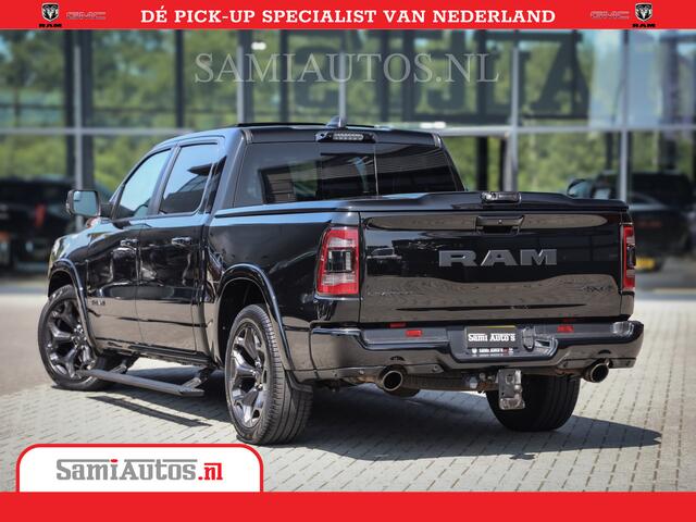 Dodge 1500 RAM LIMITED NIGHT | FULL OPTION | HUD | LUCHTVERING | PANORAMA DAK | ADAPTIVE CRUISE | Comfortabele Dubbele Cabine DC met Royale 5 Zitplaatsen |