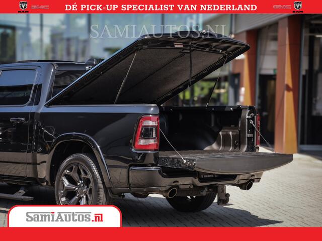 Dodge 1500 RAM LIMITED NIGHT | FULL OPTION | HUD | LUCHTVERING | PANORAMA DAK | ADAPTIVE CRUISE | Comfortabele Dubbele Cabine DC met Royale 5 Zitplaatsen |