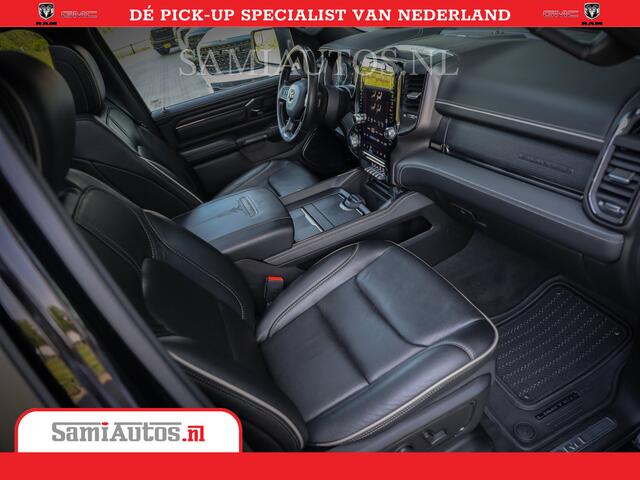 Dodge 1500 RAM LIMITED NIGHT | FULL OPTION | HUD | LUCHTVERING | PANORAMA DAK | ADAPTIVE CRUISE | Comfortabele Dubbele Cabine DC met Royale 5 Zitplaatsen |