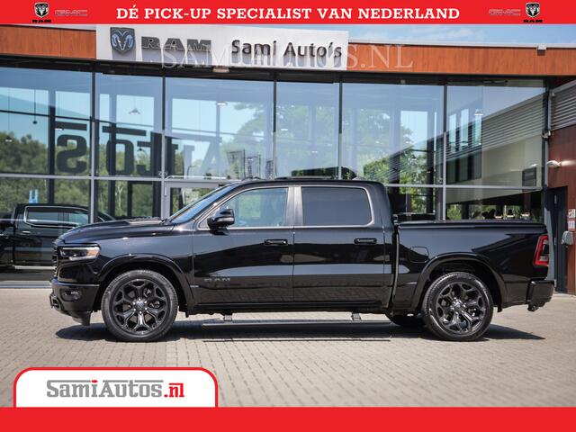 Dodge 1500 RAM LIMITED NIGHT | FULL OPTION | HUD | LUCHTVERING | PANORAMA DAK | ADAPTIVE CRUISE | Comfortabele Dubbele Cabine DC met Royale 5 Zitplaatsen |