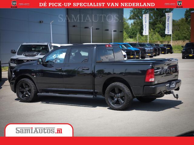 Dodge 1500 Ram BLACK SLT 5.7 HEMI V8 402PK | Morimoto Led | Top Conditie | Eerste Eigenaar | Diamond Black | Comfortabele Dubbele Cabine DC met Royale 5 Zitplaatsen |