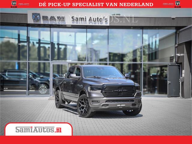 Dodge 1500 Ram Laramie Night 5,7 V8 402PK | Krachtige Hemi | Zeer Rijk Uitgevoerd | Comfortabele Dubbele Cabine met Royale 5 Zitplaatsen | BPM vrij | Nu Leverbaar uit Voorraad | Voorraad Nr 2371 - 2297