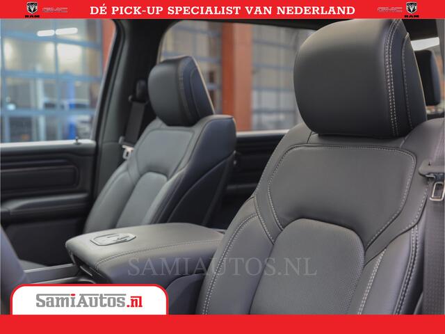 Dodge 1500 Ram Laramie Night 5,7 V8 402PK | Krachtige Hemi | Zeer Rijk Uitgevoerd | Comfortabele Dubbele Cabine met Royale 5 Zitplaatsen | BPM vrij | Nu Leverbaar uit Voorraad | Voorraad Nr 2371 - 2297