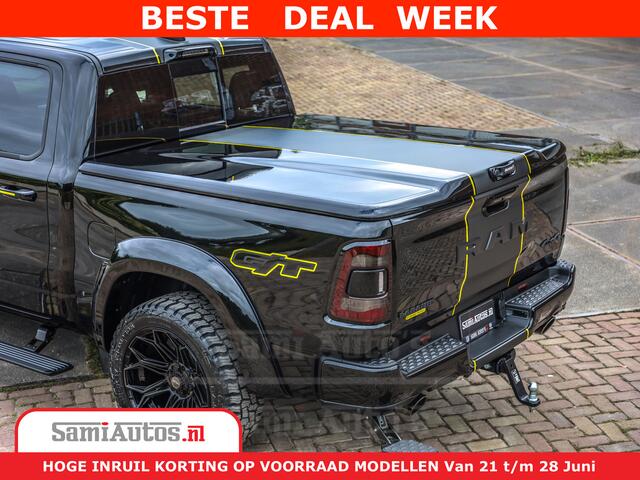 Dodge 1500 RAM GT EDITION | TRX PACK | VIRTUAL COCKPIT | HEAD-UP | ADAPTIVE CRUISE | 360 CAMERA | 5.7 HEMI V8 402PK | 4X4 | Comfortabele Dubbele Cabine met Royale 5 Zitplaatsen | BPM vrij | Nu Leverbaar uit Voorraad | Voorraad Nr 2437