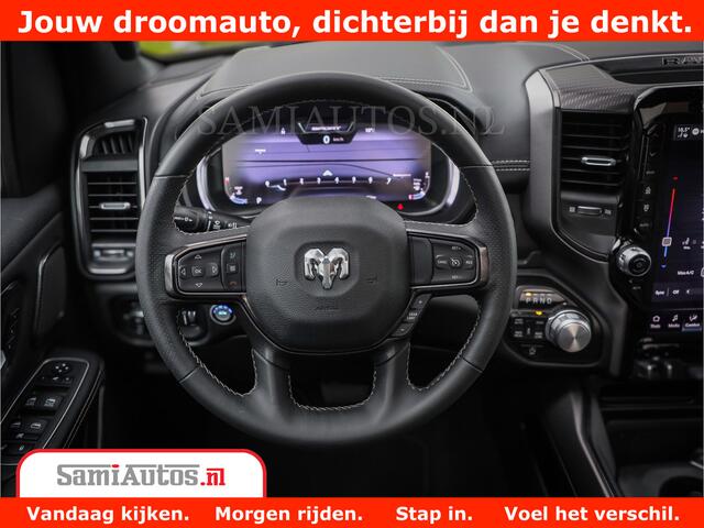 Dodge 1500 Ram Laramie Night 5,7 V8 402PK | Krachtige Hemi | Zeer Rijk Uitgevoerd | Comfortabele Dubbele Cabine met Royale 5 Zitplaatsen | Granite Crystal | BPM vrij | Nu Leverbaar uit Voorraad | Voorraad Nr 2371 - 2297