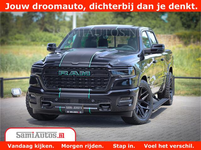 Dodge 1500 Ram Limited H.O 540HP 706Nm | Massage + Full Option | De Meest Luxe en Volle Pick-Up in zijn Klasse | Comfortabele Dubbele Cabine met Royale 5 Zitplaatsen | BPM vrij | Nu Leverbaar uit Voorraad | Voorraad Nr 2304 - 8540
