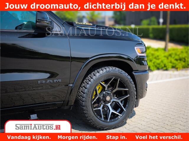 Dodge 1500 Ram Limited Night High Output 540HP 706Nm | Massage + Full Option | De Meest Luxe en Volle Pick-Up in zijn Klasse | Comfortabele Dubbele Cabine met Royale 5 Zitplaatsen | BPM vrij | Nu Leverbaar uit Voorraad | Voorraad Nr 2327 - 5407