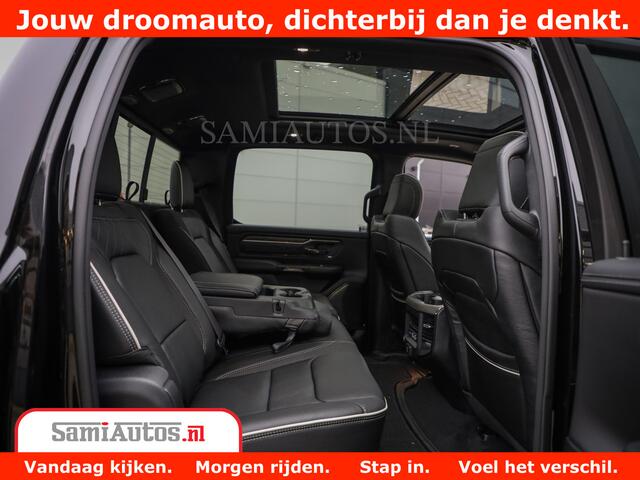 Dodge 1500 Ram Limited Night High Output 540HP 706Nm | Massage + Full Option | De Meest Luxe en Volle Pick-Up in zijn Klasse | Comfortabele Dubbele Cabine met Royale 5 Zitplaatsen | BPM vrij | Nu Leverbaar uit Voorraad | Voorraad Nr 2327 - 5407