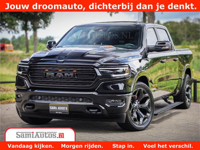 Dodge 1500 Ram LIMITED | 5.7 V8 HEMI | HUD | BOM VOL | LUCHTVERING | PANORAMA | ADAPTIVE CRUISE | 360 CAM | 3500KG | LEDER | DUBBELE CABINE | BPM VRIJ | LANE ASSIST | APPLE CARPLAY