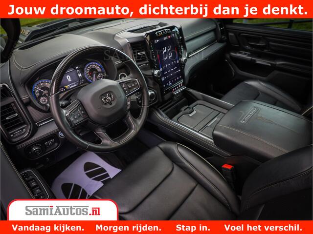 Dodge 1500 Ram LIMITED | 5.7 V8 HEMI | HUD | BOM VOL | LUCHTVERING | PANORAMA | ADAPTIVE CRUISE | 360 CAM | 3500KG | LEDER | DUBBELE CABINE | BPM VRIJ | LANE ASSIST | APPLE CARPLAY
