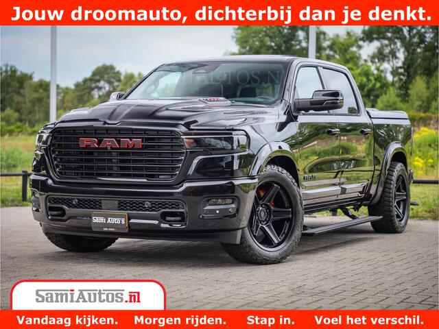 Dodge 1500 RAM Night Premium | De Meest Luxe en Volle Pick-Up in zijn Klasse | Comfortabele Dubbele Cabine met Royale 5 Zitplaatsen | BPM vrij | Nu Leverbaar uit Voorraad | Voorraad Nr 2284 - 3855