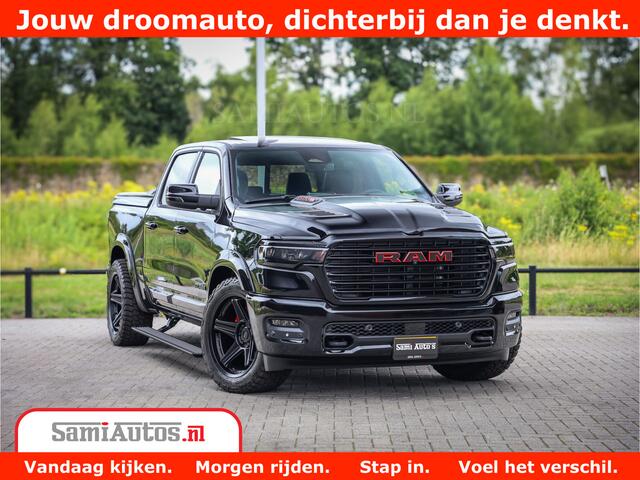 Dodge 1500 RAM Night Premium | De Meest Luxe en Volle Pick-Up in zijn Klasse | Comfortabele Dubbele Cabine met Royale 5 Zitplaatsen | BPM vrij | Nu Leverbaar uit Voorraad | Voorraad Nr 2284 - 3855