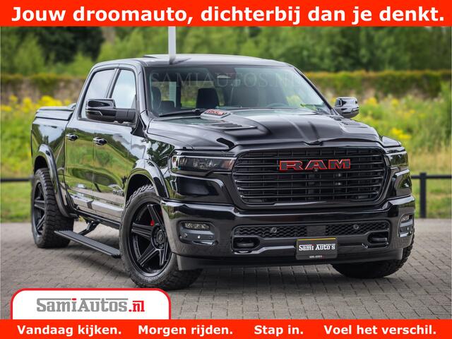 Dodge 1500 RAM Night Premium | De Meest Luxe en Volle Pick-Up in zijn Klasse | Comfortabele Dubbele Cabine met Royale 5 Zitplaatsen | BPM vrij | Nu Leverbaar uit Voorraad | Voorraad Nr 2284 - 3855