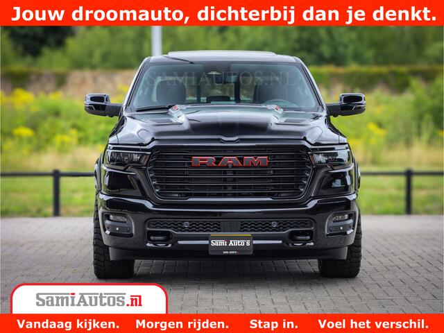 Dodge 1500 RAM Night Premium | De Meest Luxe en Volle Pick-Up in zijn Klasse | Comfortabele Dubbele Cabine met Royale 5 Zitplaatsen | BPM vrij | Nu Leverbaar uit Voorraad | Voorraad Nr 2284 - 3855