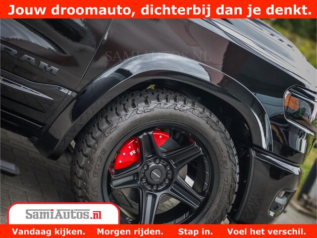 Dodge 1500 RAM Night Premium | De Meest Luxe en Volle Pick-Up in zijn Klasse | Comfortabele Dubbele Cabine met Royale 5 Zitplaatsen | BPM vrij | Nu Leverbaar uit Voorraad | Voorraad Nr 2284 - 3855