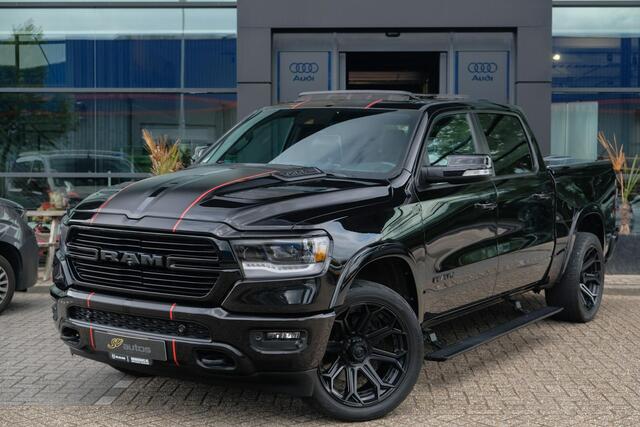 Dodge 1500 Ram 5.7 V8 401pk 4x4 Crew Cab Laramie Night edition Panoramadak Bomvol! Stoelventilatie Trekhaak