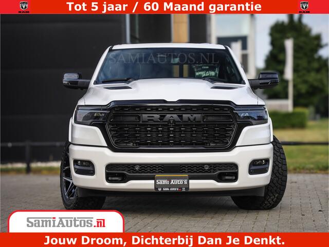 Dodge 1500 Ram 1500 Limited Night High Output 540HP 706Nm | Massage + Full Option | De Meest Luxe en Volle Pick-Up in zijn Klasse | Comfortabele Dubbele Cabine met Royale 5 Zitplaatsen | BPM vrij | Nu Leverbaar uit Voorraad | Voorraad Nr 2298 - 7479