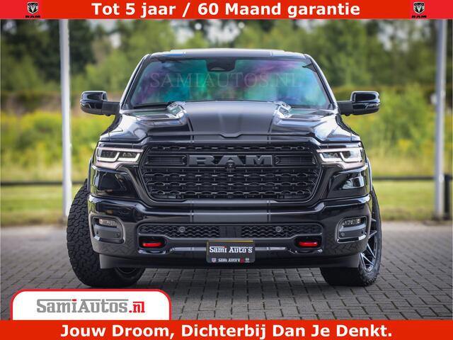 Dodge 1500 Ram Limited Night High Output 540HP 706Nm | Massage + Full Option | De Meest Luxe en Volle Pick-Up in zijn Klasse | Comfortabele Dubbele Cabine met Royale 5 Zitplaatsen | BPM vrij | Nu Leverbaar uit Voorraad | Voorraad Nr 2328 - 5157