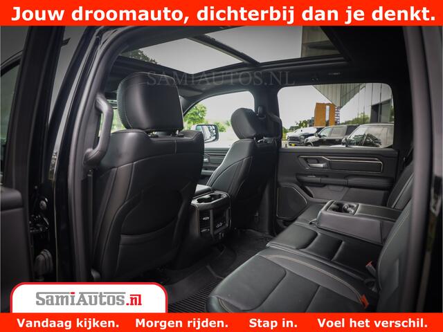 Dodge 1500 RAM REBEL TRX STYLE | BODY LIFT | RAM BAR | 4X4 | LPG | HUD HEADUP | DIGI CLUSTER | 360CAM | ADAPTIVE CRUISE | RAM BAR ROLLCOVER | Comfortabele Dubbele Cabine met Royale 5 Zitplaatsen |