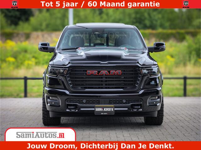 Dodge 1500 RAM Night Premium | Full Option | De Meest Luxe Pick-Up in zijn Klasse | Comfortabele Dubbele Cabine met Royale 5 Zitplaatsen | BPM vrij | Nu Leverbaar uit Voorraad | Voorraad Nr 2200 - 0886