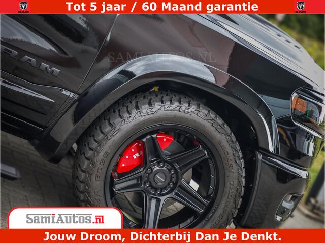 Dodge 1500 RAM Night Premium | Full Option | De Meest Luxe Pick-Up in zijn Klasse | Comfortabele Dubbele Cabine met Royale 5 Zitplaatsen | BPM vrij | Nu Leverbaar uit Voorraad | Voorraad Nr 2200 - 0886