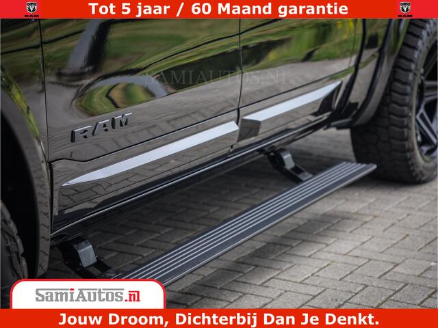Dodge 1500 RAM Night Premium | Full Option | De Meest Luxe Pick-Up in zijn Klasse | Comfortabele Dubbele Cabine met Royale 5 Zitplaatsen | BPM vrij | Nu Leverbaar uit Voorraad | Voorraad Nr 2200 - 0886