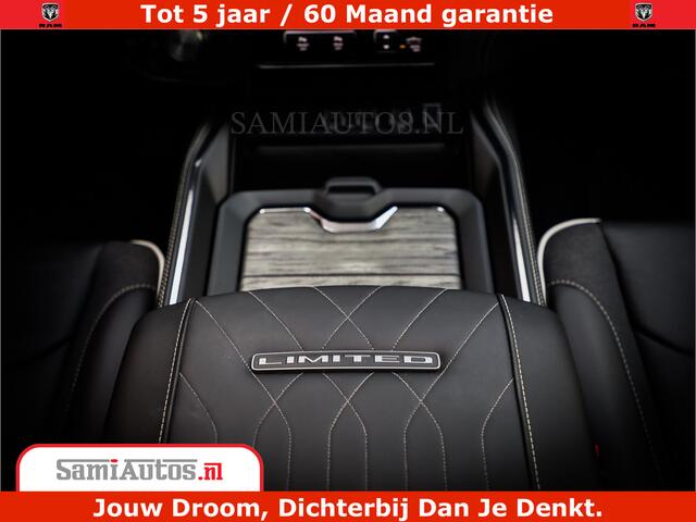 Dodge 1500 Ram 1500 Limited Night High Output 540HP 706Nm | Massage + Full Option | De Meest Luxe en Volle Pick-Up in zijn Klasse | Comfortabele Dubbele Cabine met Royale 5 Zitplaatsen | BPM vrij | Nu Leverbaar uit Voorraad | Voorraad Nr 2351 - 7478