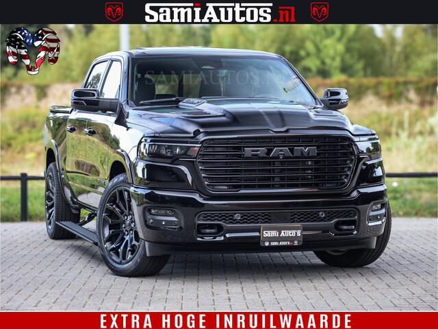 Dodge 1500 RAM Night Premium | Full Option | De Meest Luxe Pick-Up in zijn Klasse | Comfortabele Dubbele Cabine met Royale 5 Zitplaatsen | BPM vrij | Nu Leverbaar uit Voorraad | Voorraad Nr 2283 - 3326