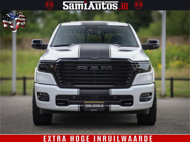 Dodge 1500 RAM Night Premium | Full Option | De Meest Luxe Pick-Up in zijn Klasse | Comfortabele Dubbele Cabine met Royale 5 Zitplaatsen | BPM vrij | Nu Leverbaar uit Voorraad | Voorraad Nr 2230 - 8765